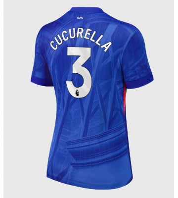 Chelsea Marc Cucurella #3 Replica Home Stadium Shirt for Women 2025-26 Short Sleeve
